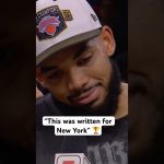 KAT after winning first NBA Championship 🏆