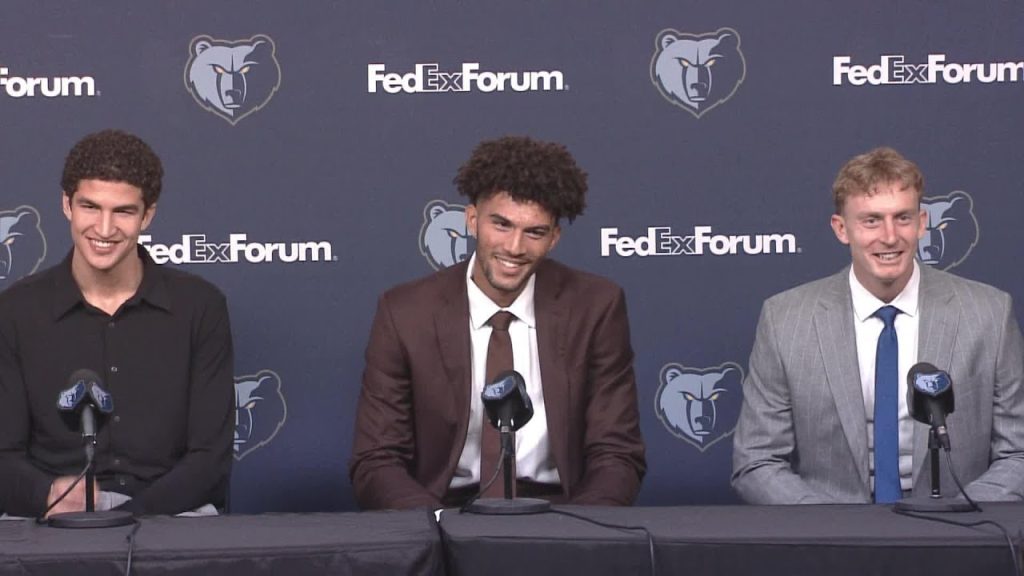 Cam Boozer, Karim López, & Richie Saunders FULL Memphis Grizzlies Introductory Press Conference