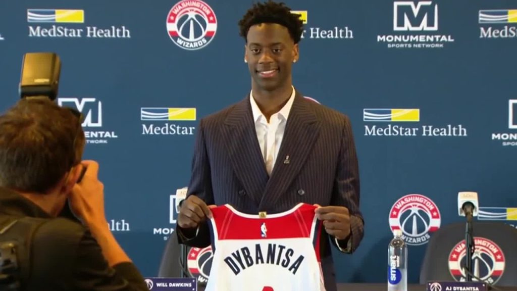 No. 1 Overall Pick AJ Dybantsa FULL Washington Wizards Introductory Press Conference