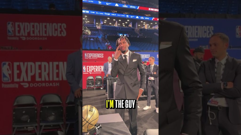 Darryn Peterson sees the Green Room & his table at the 2026 NBA Draft