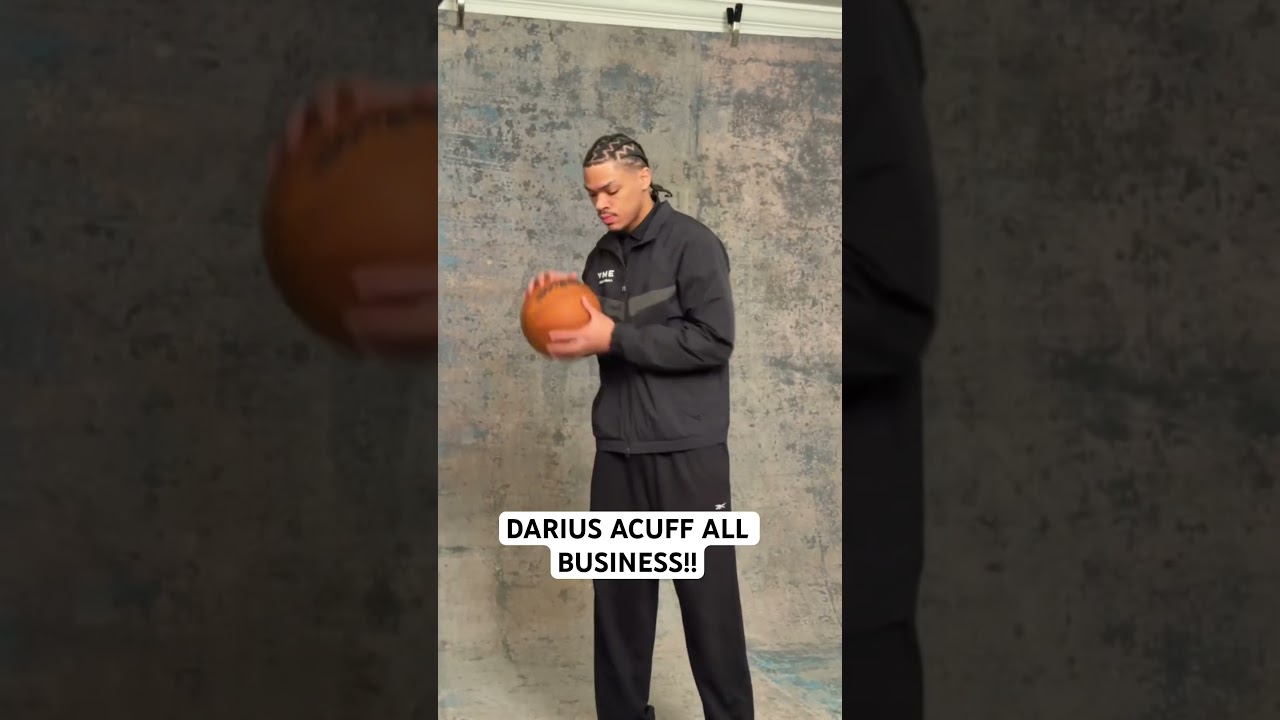 Darius acuff all business at the NBA draft circuit!