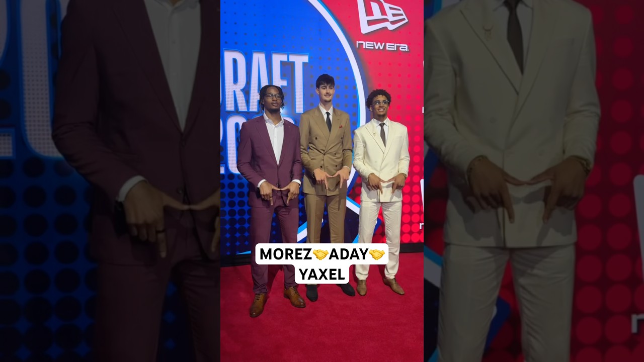 Morez Johnson Jr., Aday Mara & Yaxel Lendeborg all together