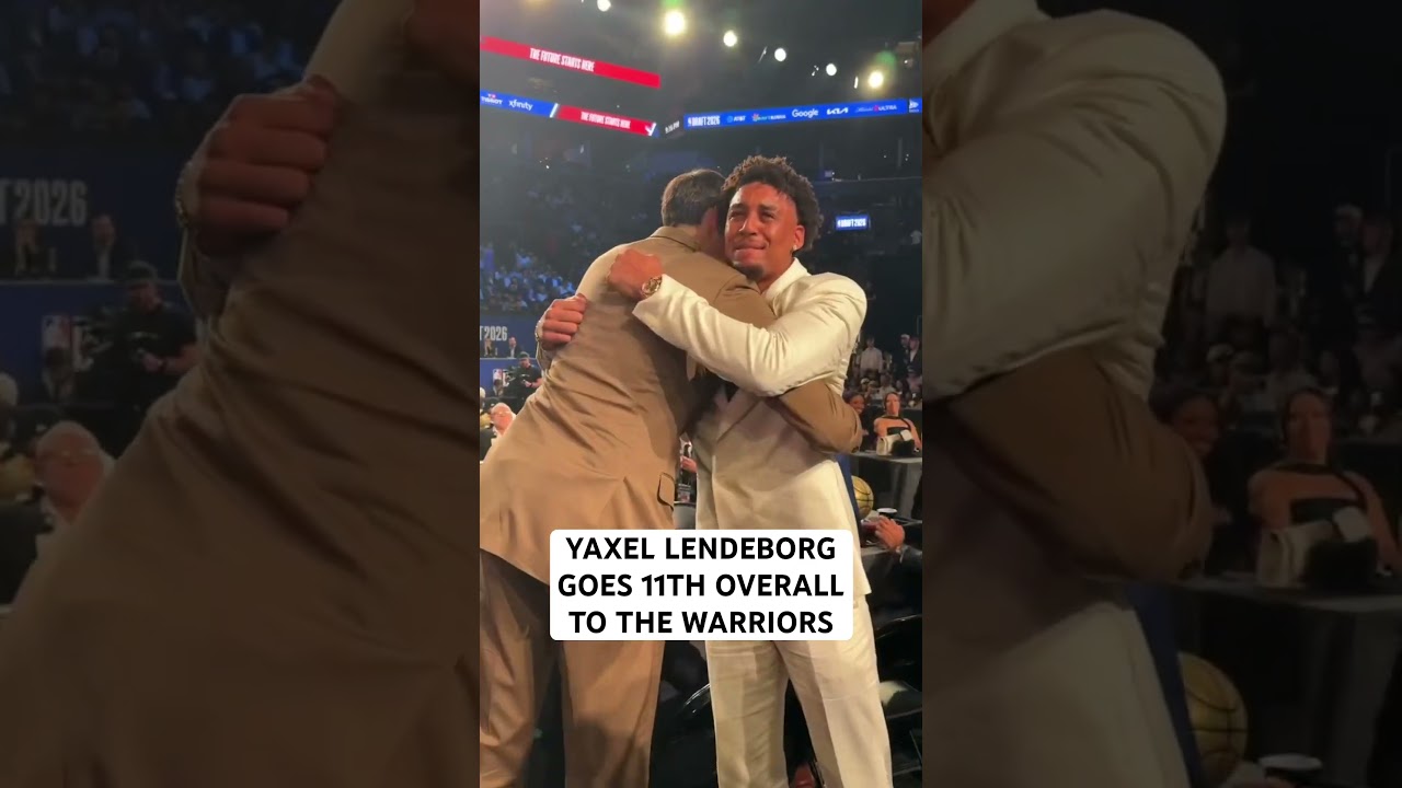 Yaxel Lendeborg drafted 11th overall to the Golden State Warriors in the 2026 NBA Draft