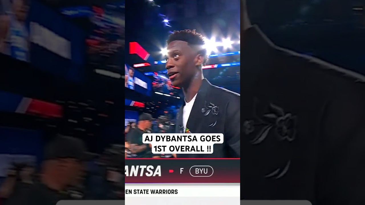 AJ Dybantsa goes 1st overall in the 2026 NBA Draft