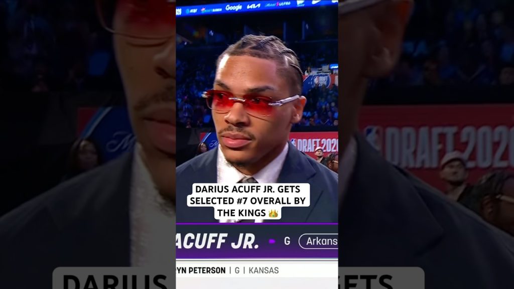 Darius Acuff Jr. is headed to Sacramento! 👑
