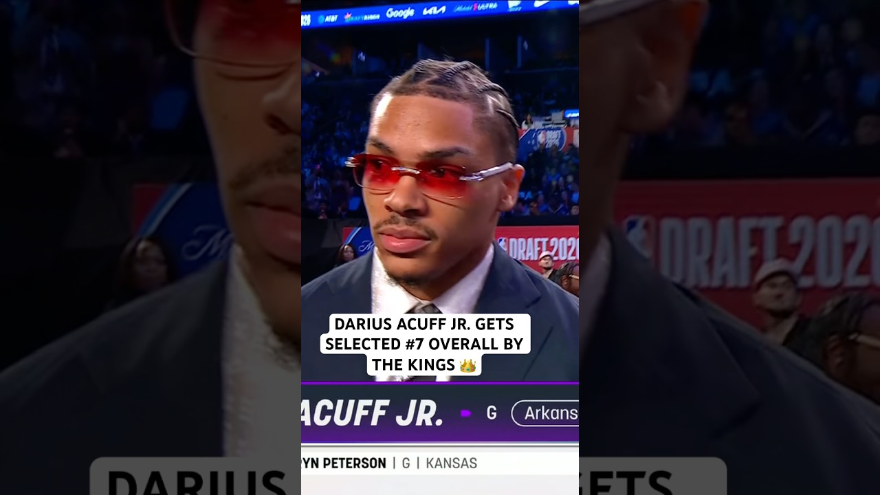 Darius Acuff Jr. is headed to Sacramento! 👑