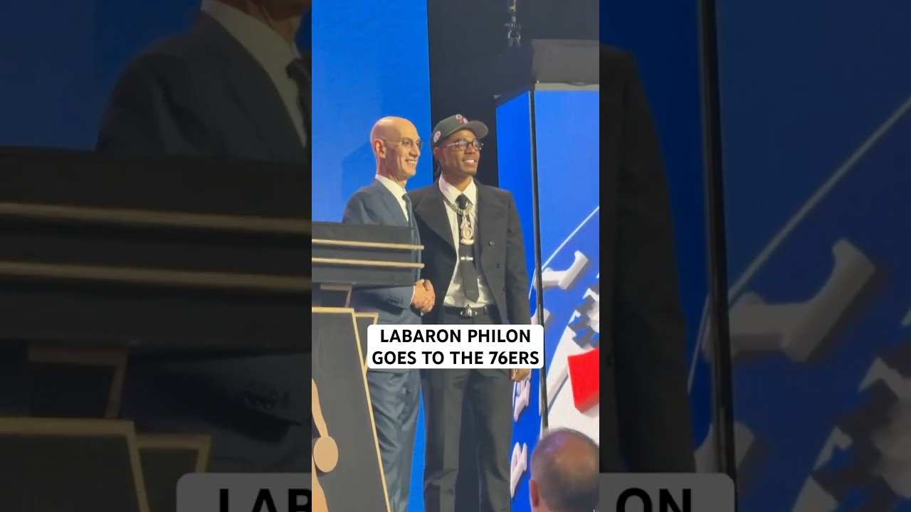 Labaron Philon goes 22nd Overall to the Philadelphia 76ers in the 2026 NBA Draft
