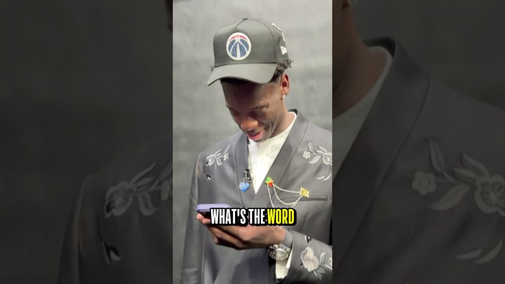 AJ Dybantsa gets a call from Trae Young