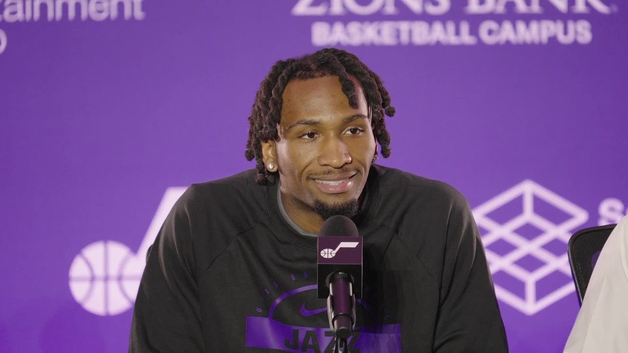 No. 2 Overall Pick Darryn Peterson FULL Utah Jazz Introductory Press Conference