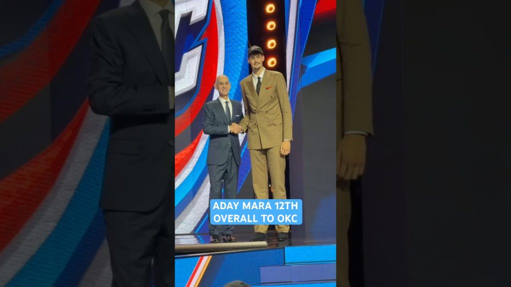Aday Mara goes 12th overall to the Oklahoma City Thunder in the 2026 NBA Draft