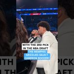 Cameron Boozer to the Memphis Grizzlies