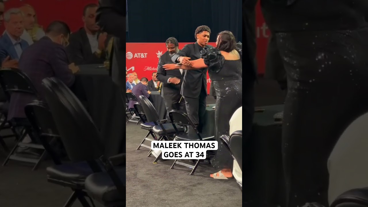 A dream come true for Maleek Thomas at the 2026 NBA Draft