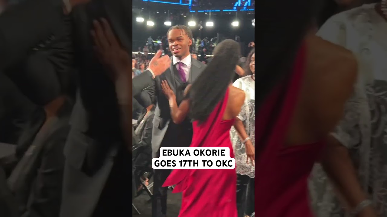 Ebuka Okorie selected 17th overall by the OKC Thunder in the 2026 NBA Draft