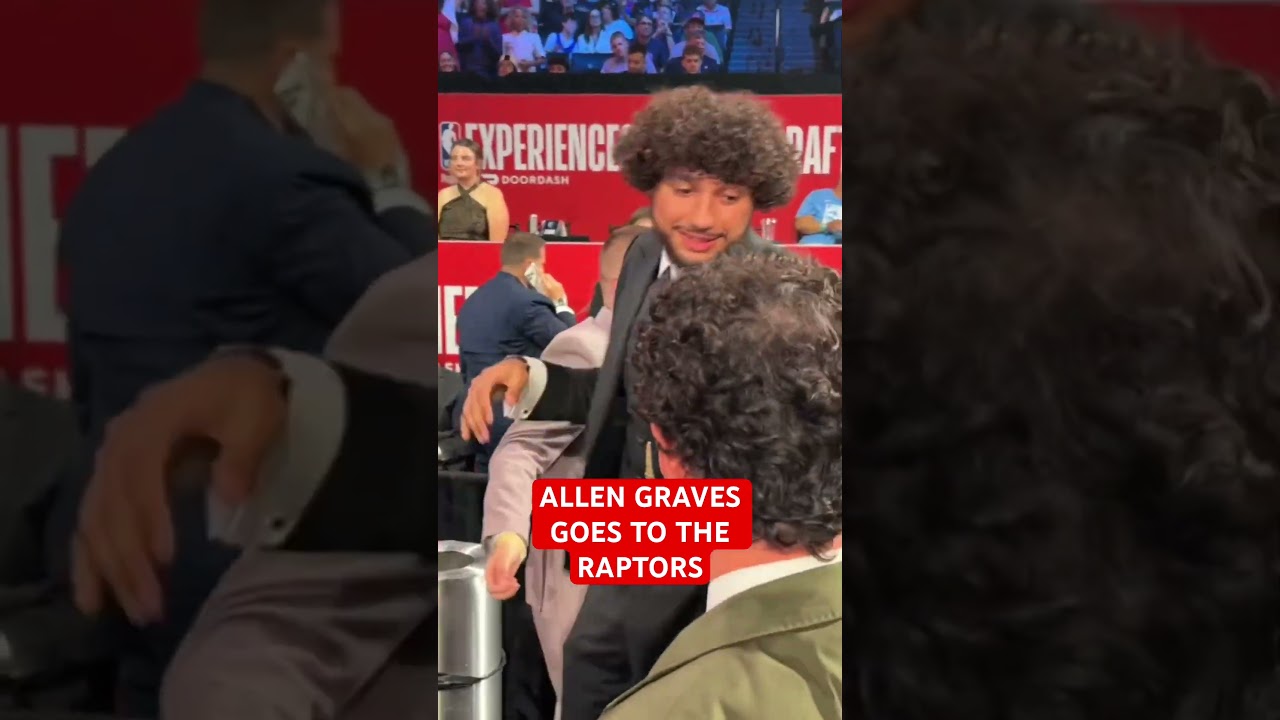 Allen Graves goes 19th overall to the Toronto Raptors in the 2026 NBA Draft