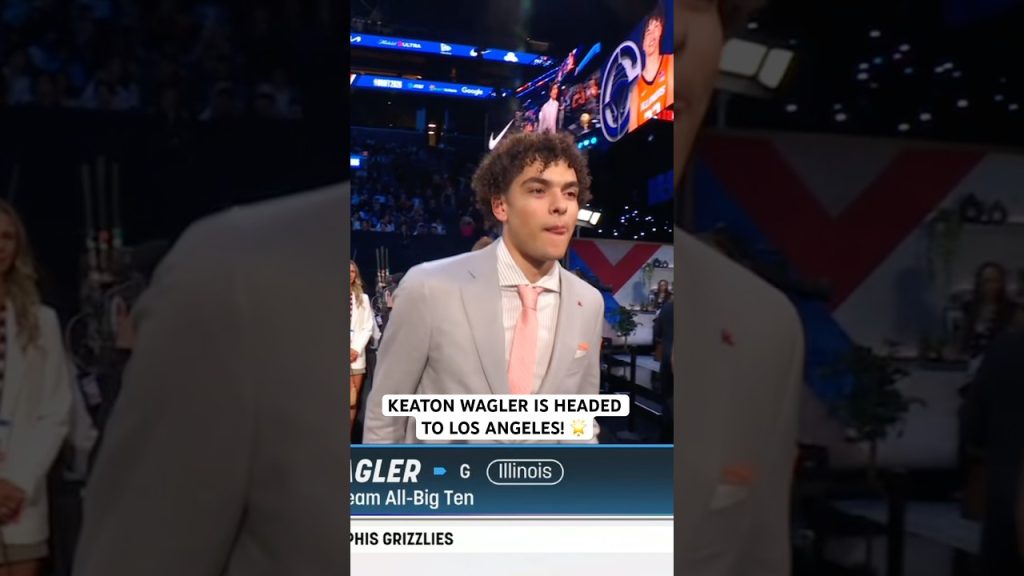 The Clippers select Keaton Wagler 5th overall in the NBA Draft 🌴