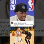 Steph Curry is going to win Yaxel Lendeborg over 😂
