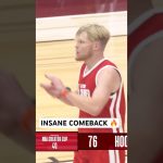 A crazy comeback, a last-second heave and a game-winning triple 🔥