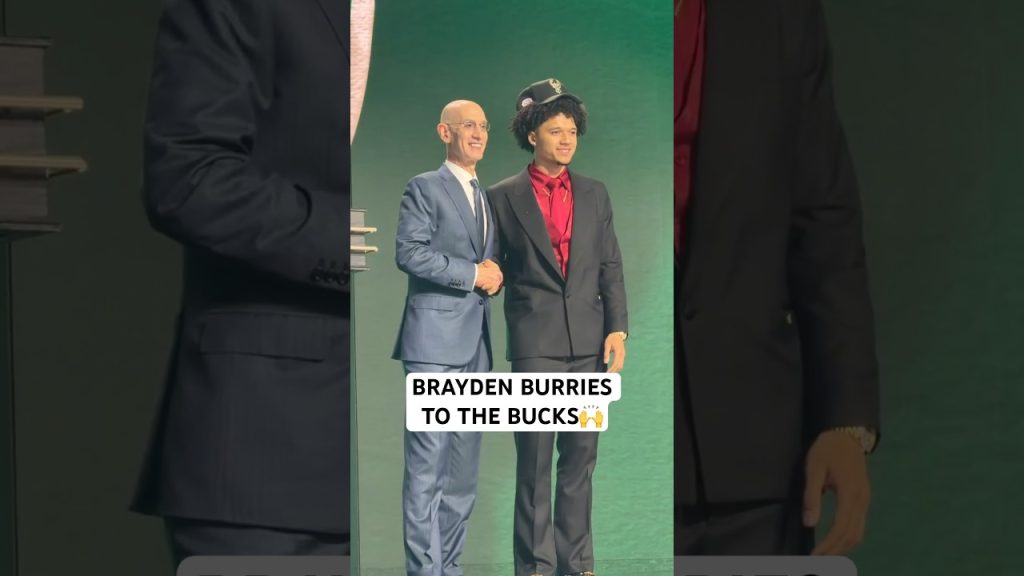 Brayden Burries goes 10th overall to the Milwaukee Bucks in the 2026 NBA Draft