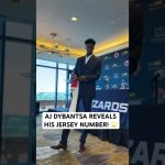 AJ Dybantsa reveals his jersey number 4️⃣ for the first time