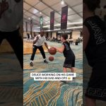 Deuce working on his game with JT & CP at their Elite Camp!
