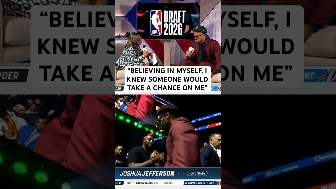 Joshua Jefferson on getting selected while sitting in the stands
