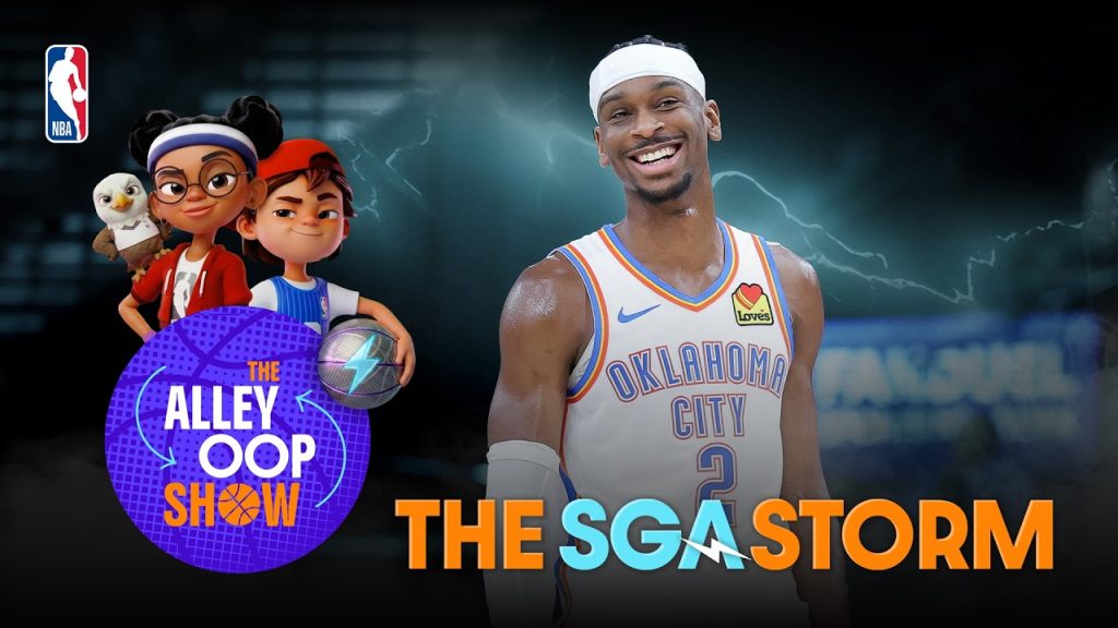 Alley & Oop Visit OKC! Learn about Shai Gilgeous-Alexander, Thunder History & More | NBA Kids Show