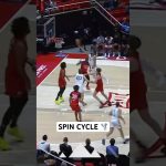 Tyler Burton shows off the beautiful spin move