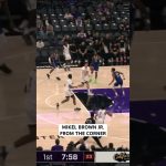 Mikel Brown Jr. buries his first shot attempt of summer league for three