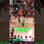 Amari Williams rotates over an extends to swat away the dunk inside