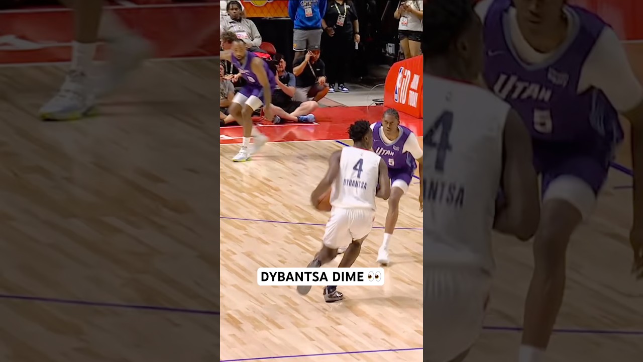 AJ Dybantsa showing off all the skills early