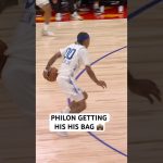 Labaron Philon gets busy for the tough bucket