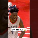 AJ Dybantsa with the thunderous poster! 😤
