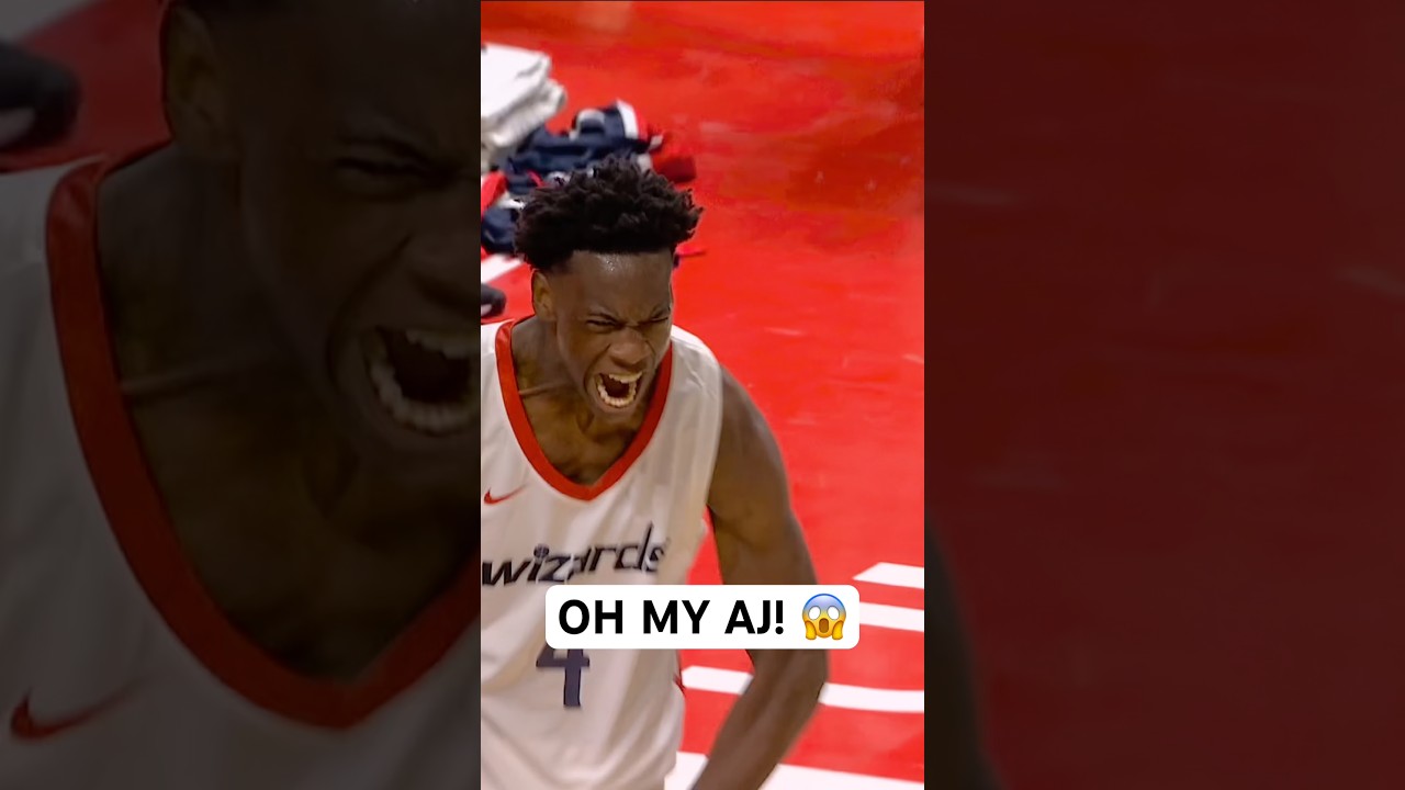 AJ Dybantsa with the thunderous poster! 😤