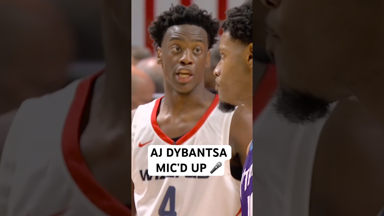 AJ Dybantsa mic’d up moments during his first summer league game