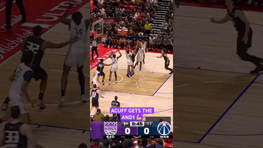 Darius Acuff Jr gets inside for the early and1 floater