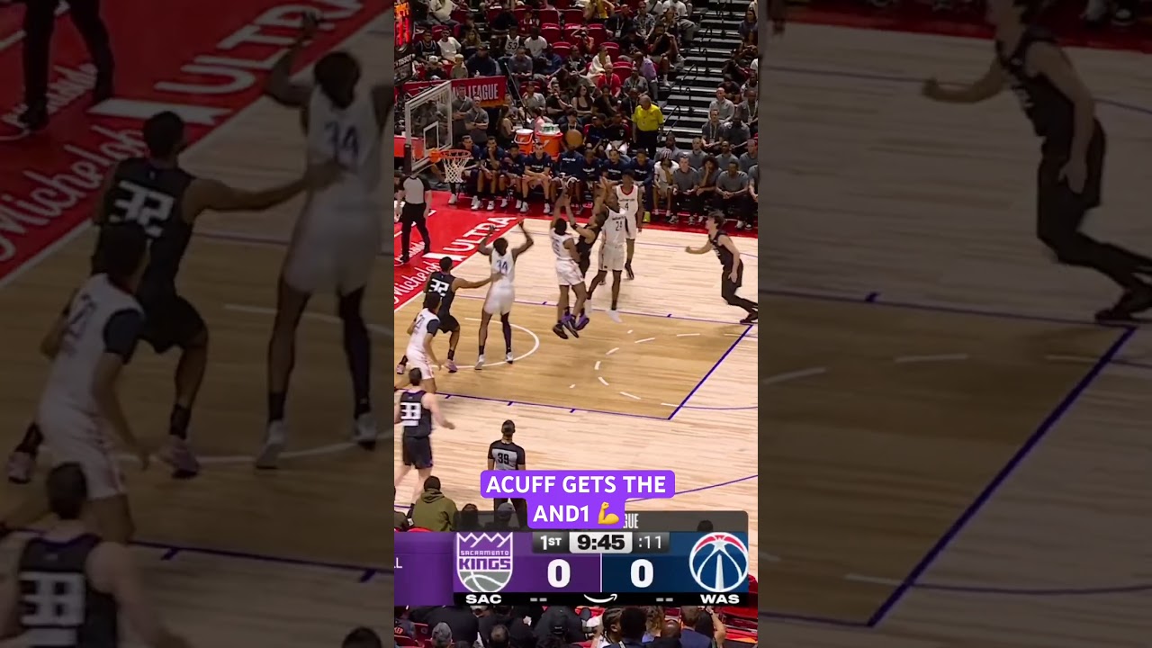 Darius Acuff Jr gets inside for the early and1 floater