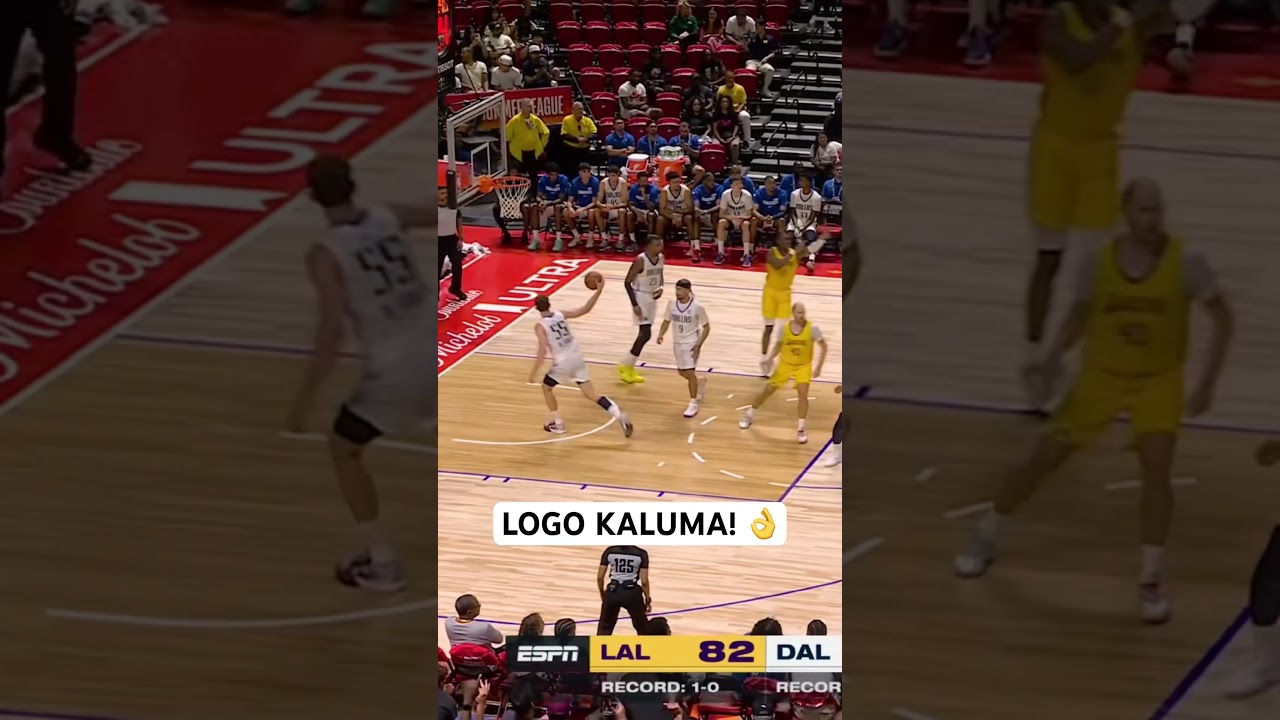 Kaluma knocks down the logo three for 34 PTS