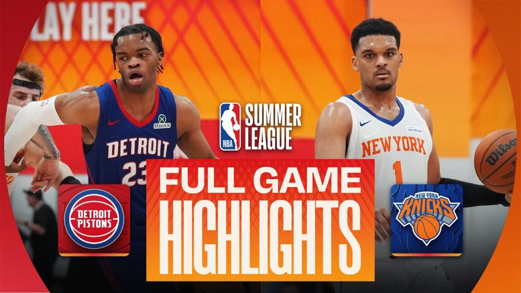 PISTONS vs KNICKS | LAS VEGAS SUMMER LEAGUE | FULL GAME HIGHLIGHTS | July 13, 2026