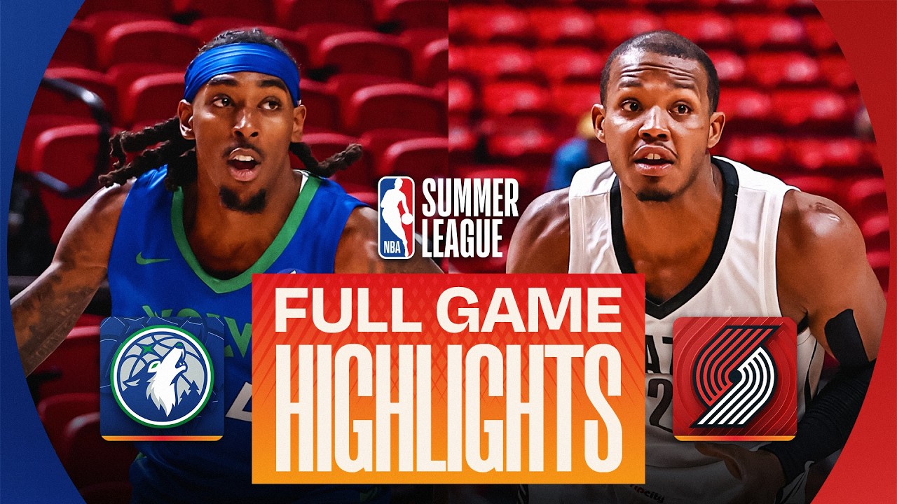 TIMBERWOLVES vs TRAIL BLAZERS | LAS VEGAS SUMMER LEAGUE | FULL GAME HIGHLIGHTS | July 13, 2026
