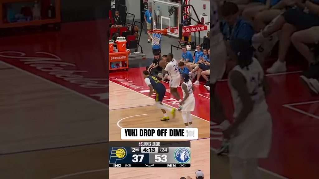 Yuki drops the dime to Slawson for the transition jam 🤩
