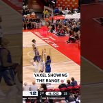 Yaxel Lendeborg draining his first Vegas Summer league bucket