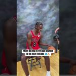 No. 4 pick Caleb Wilson bringing all the personality to his Rookie Photoshoot! 🤣