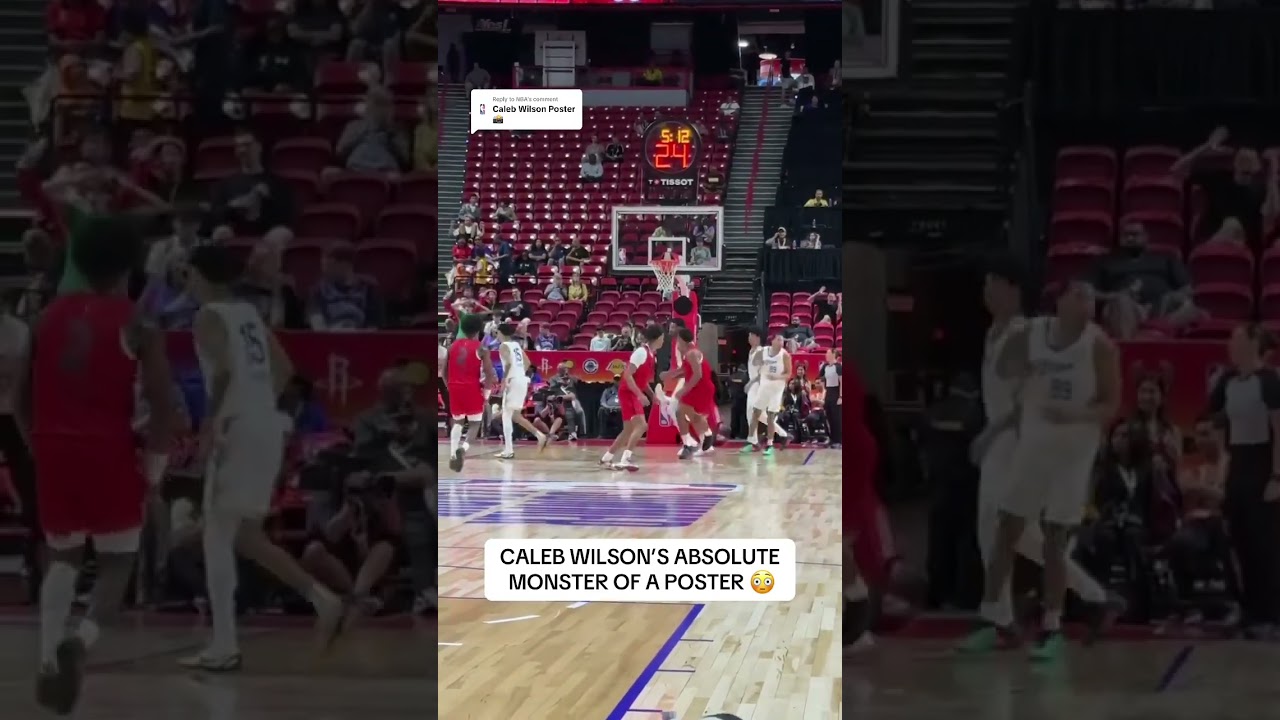 Caleb Wilson may have had the dunk of the summer 🤯 🚨