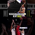 Caleb Wilson is not letting y’all discredit his posterizer! 😂