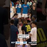 Trevon Brazile banks in the WILD halfcourt shot to end the 1H