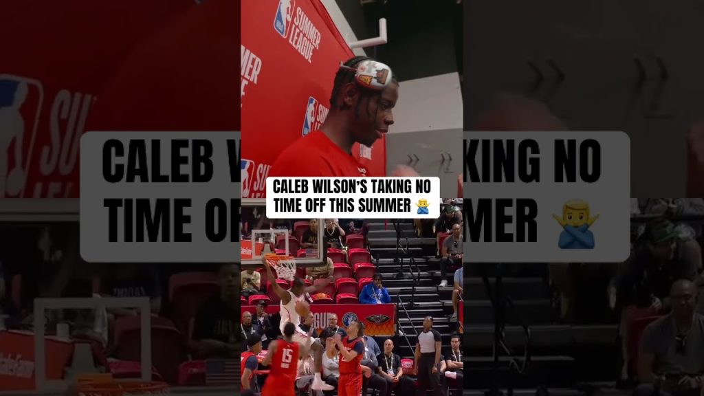 Caleb Wilson on his summer plan and if he'll take some time off: “Hell no‼️”