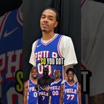 Labaron Philon breaks down the jersey numbers' significance in Philly 🔥💯