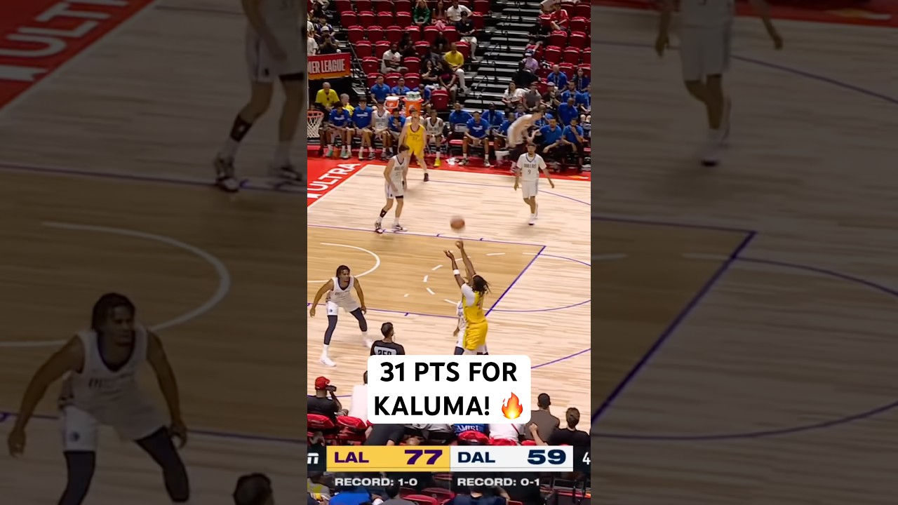 Kaluma knocks down back to back threes!
