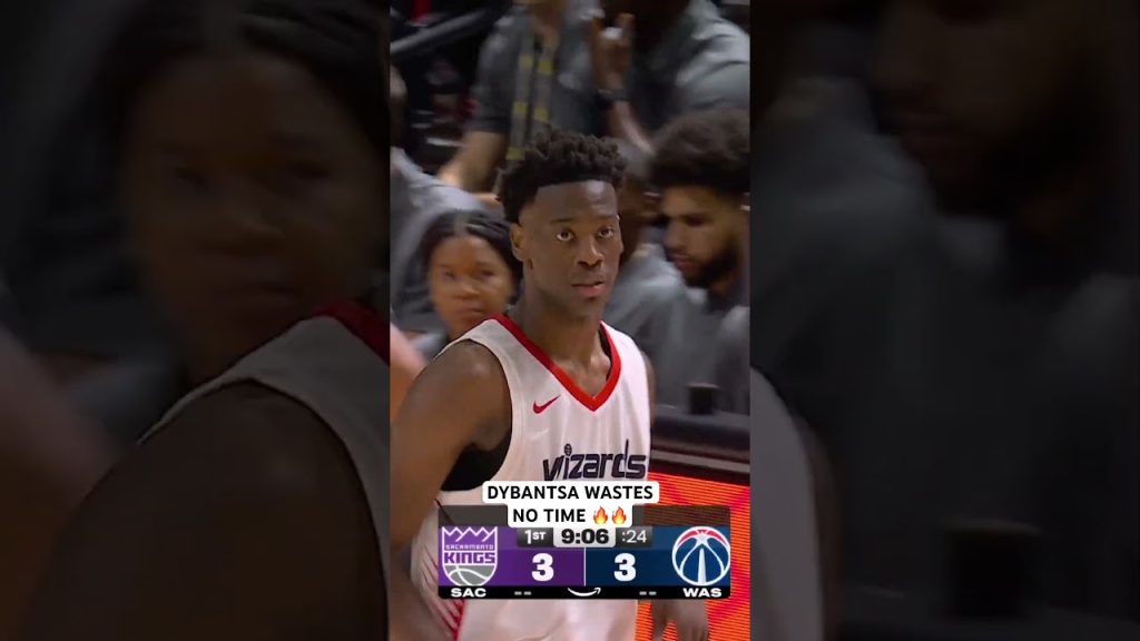 AJ Dybantsa knocks down a pair of tough buckets early