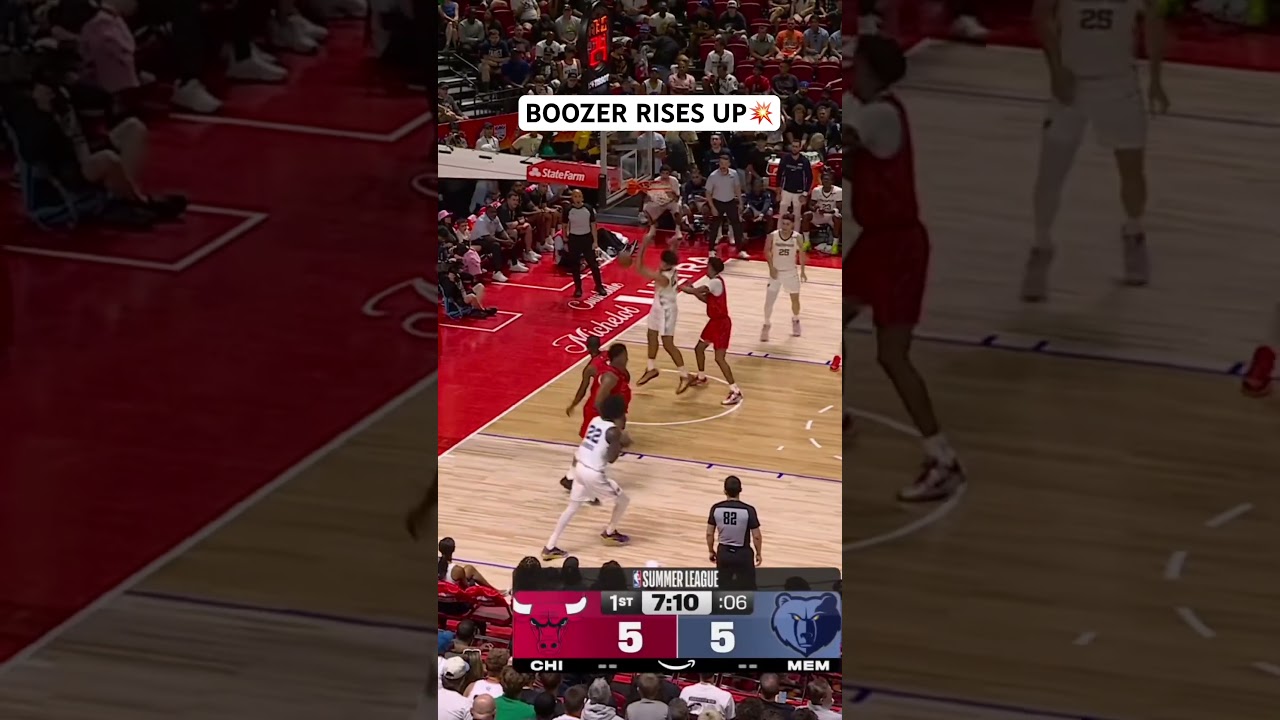 Cameron Boozer dunks it for his first Vegas Summer League Bucket